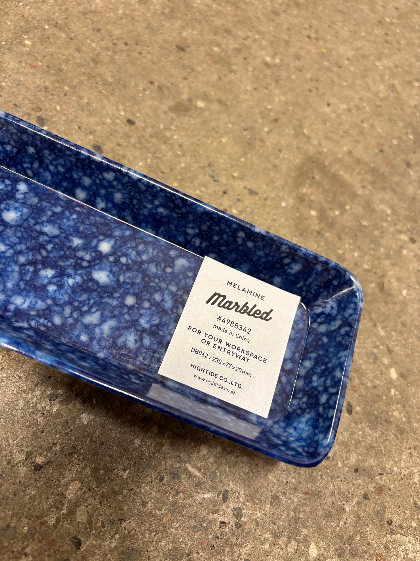 Hightide Desktop Tray Marbled Blue