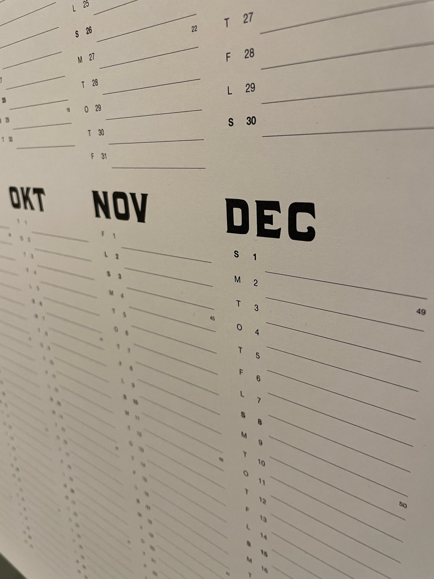 Calendar 2024 — Poster 50x70