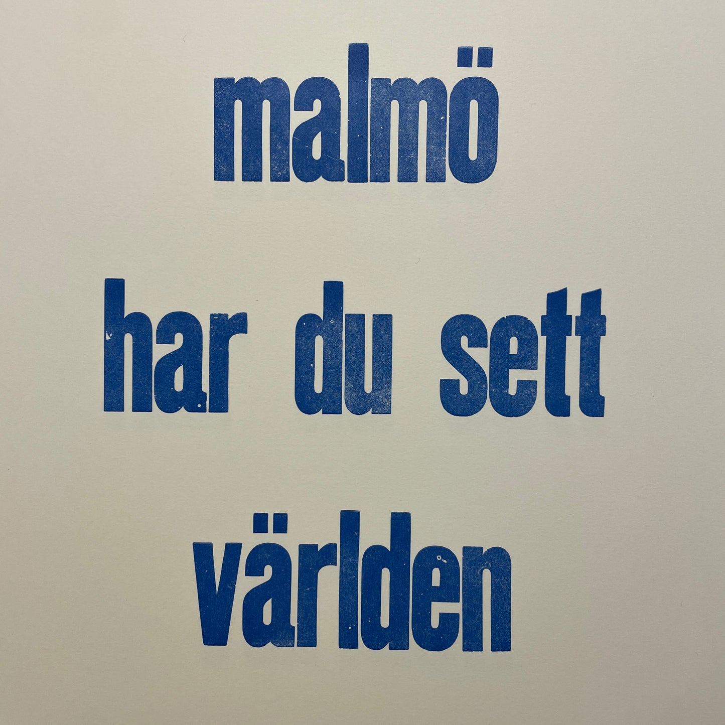 Poster: Har du sett Malmö 2