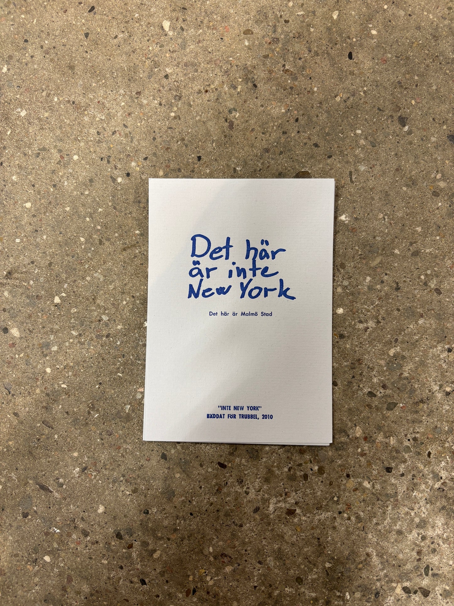 Postcard: Inte New York