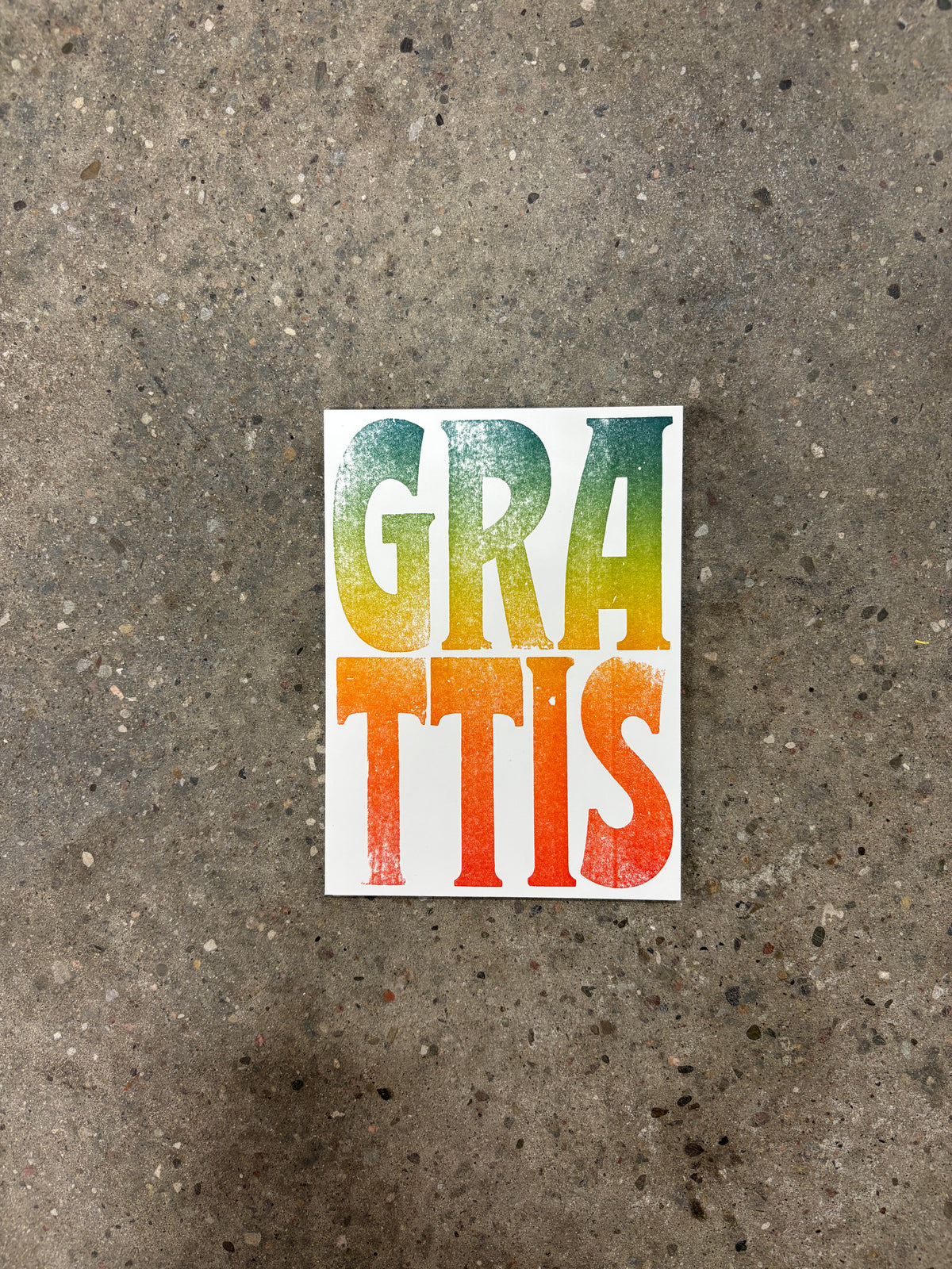 Postcard: Grattis