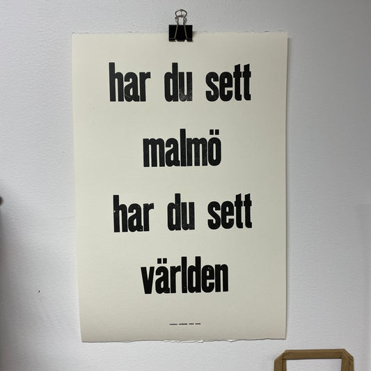 Poster: Har du sett Malmö 2