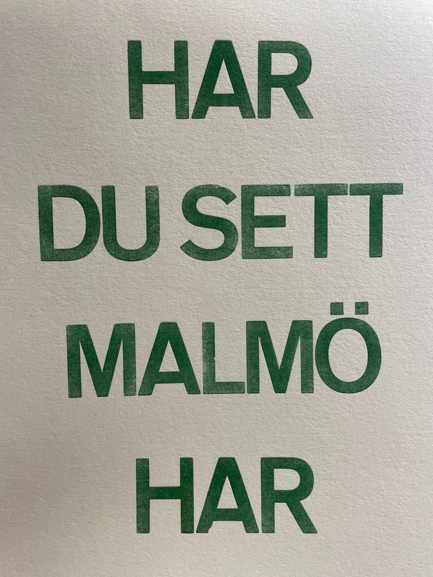 Poster: Har Du Sett Malmö 1