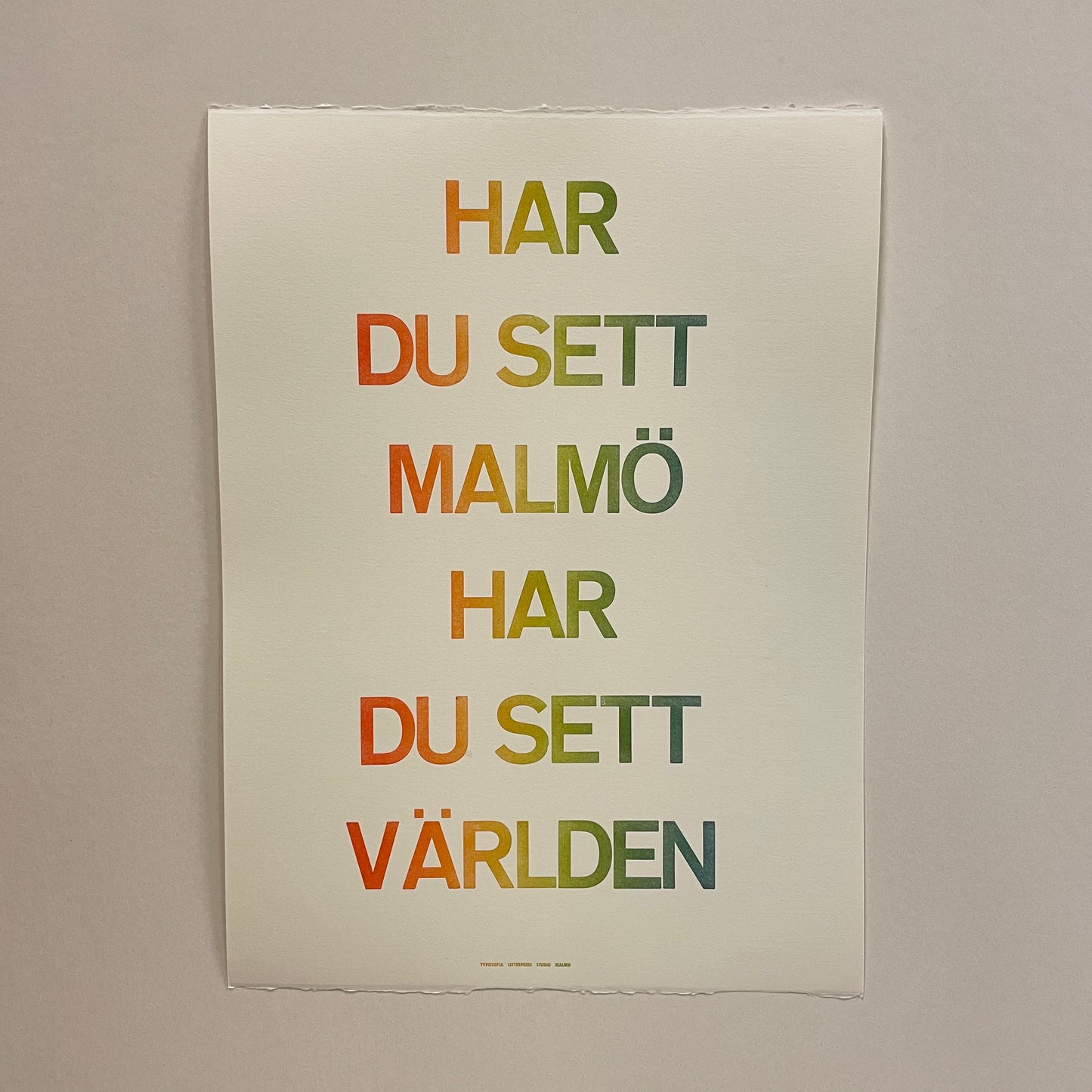 Poster: Har Du Sett Malmö…