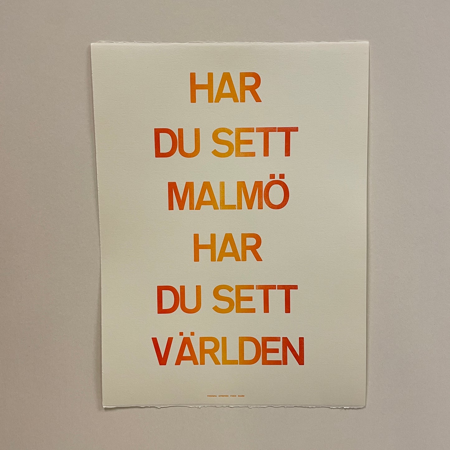 Poster: Har Du Sett Malmö 1